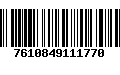 Código de Barras 7610849111770