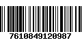 Código de Barras 7610849120987