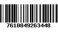 Código de Barras 7610849263448