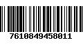 Código de Barras 7610849458011