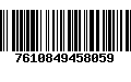 Código de Barras 7610849458059