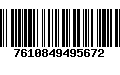 Código de Barras 7610849495672