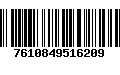 Código de Barras 7610849516209