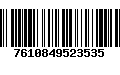 Código de Barras 7610849523535