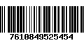 Código de Barras 7610849525454