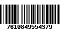 Código de Barras 7610849554379