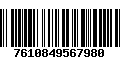 Código de Barras 7610849567980