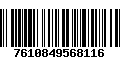 Código de Barras 7610849568116