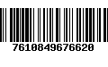 Código de Barras 7610849676620