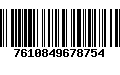 Código de Barras 7610849678754