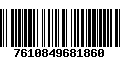 Código de Barras 7610849681860