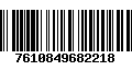 Código de Barras 7610849682218