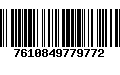 Código de Barras 7610849779772