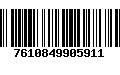 Código de Barras 7610849905911