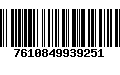 Código de Barras 7610849939251