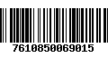 Código de Barras 7610850069015