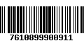 Código de Barras 7610899900911