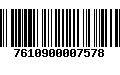 Código de Barras 7610900007578