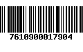 Código de Barras 7610900017904