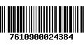 Código de Barras 7610900024384