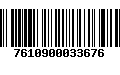 Código de Barras 7610900033676