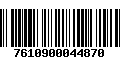 Código de Barras 7610900044870