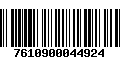 Código de Barras 7610900044924