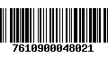 Código de Barras 7610900048021