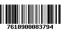 Código de Barras 7610900083794