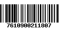 Código de Barras 7610900211807