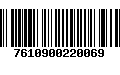 Código de Barras 7610900220069