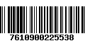 Código de Barras 7610900225538