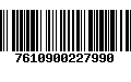 Código de Barras 7610900227990