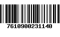 Código de Barras 7610900231140