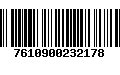 Código de Barras 7610900232178