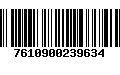 Código de Barras 7610900239634