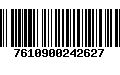 Código de Barras 7610900242627