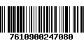 Código de Barras 7610900247080