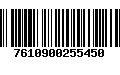 Código de Barras 7610900255450