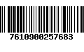 Código de Barras 7610900257683