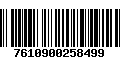 Código de Barras 7610900258499