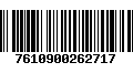 Código de Barras 7610900262717