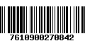 Código de Barras 7610900270842