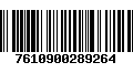 Código de Barras 7610900289264