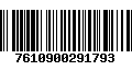 Código de Barras 7610900291793