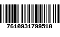 Código de Barras 7610931799510