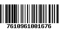 Código de Barras 7610961001676