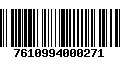 Código de Barras 7610994000271