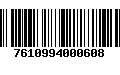 Código de Barras 7610994000608