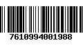 Código de Barras 7610994001988